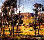 Joseph Kleitsch Houses among the Eucalypti painting